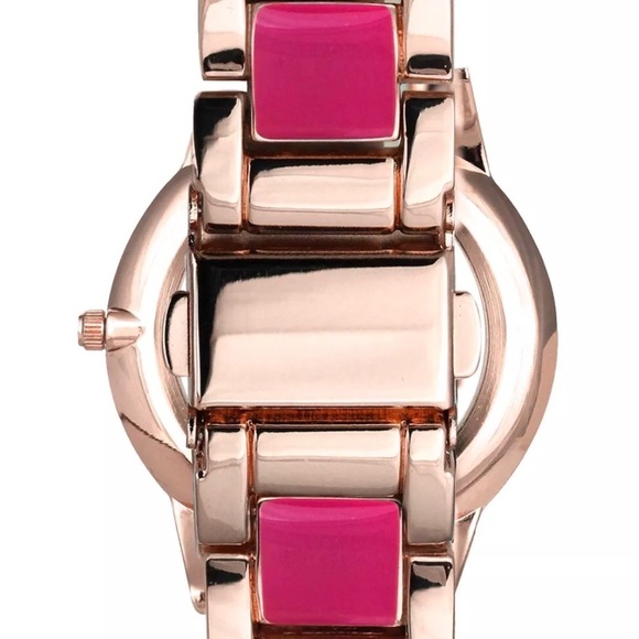 INC International Concepts Women's Pink & Gold-Tone Bracelet Watch 39mm - Picture 2 of 5